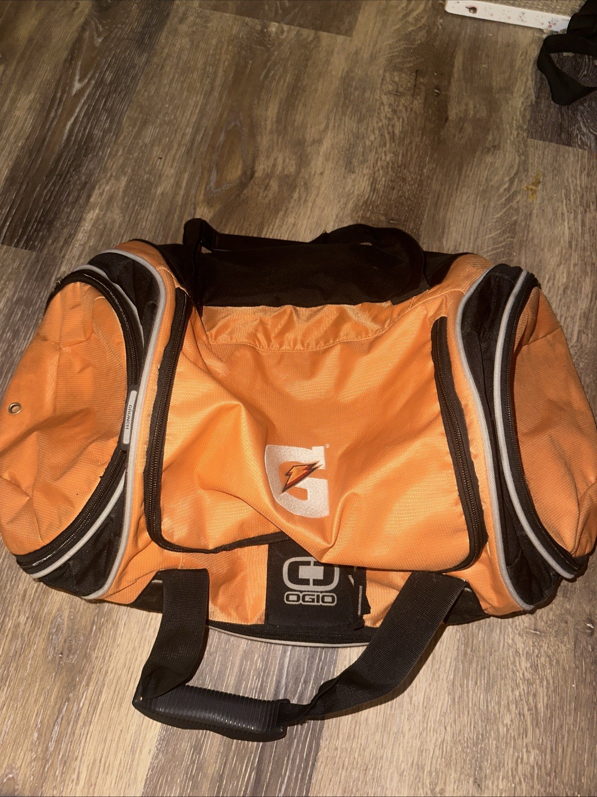 Ogio Crunch Logo Duffle Bag Gatorade Logo Orange Carry On Gym Bag