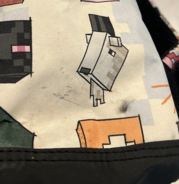 Minecraft All Over Creeper Character Print 17″ Backpack with Laptop Sleeve