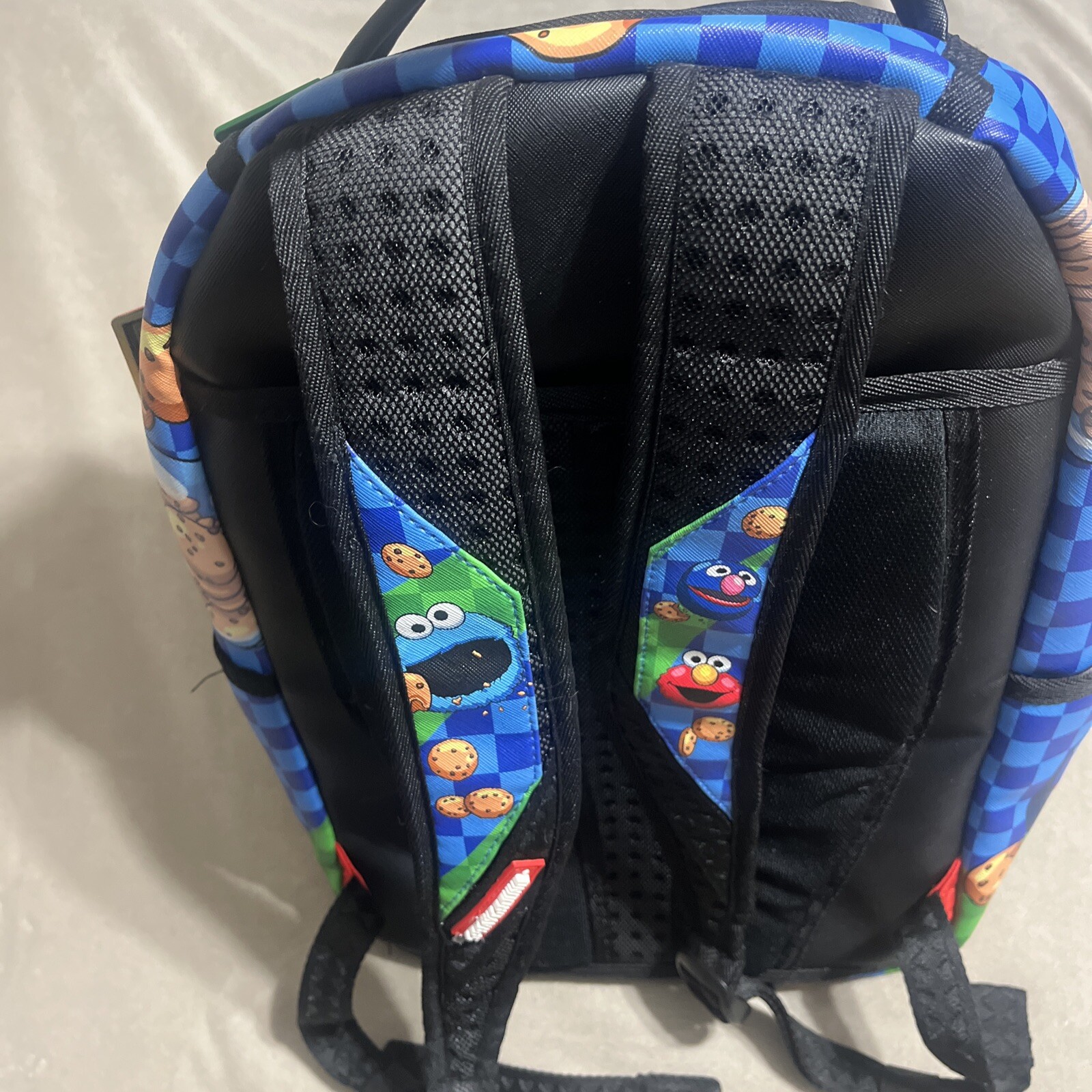 sprayground backpack COOKIE MONSTER ME GET DOUGH Rare Limited Sesame Street New