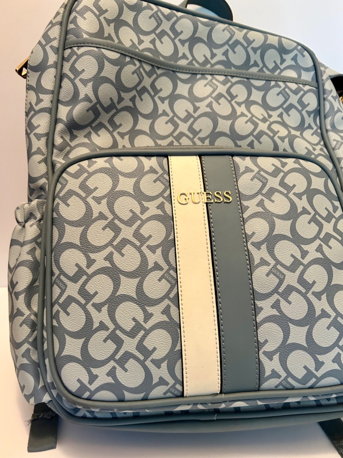 Guess Blue Leather Designer HMVEZL P1310 backpack