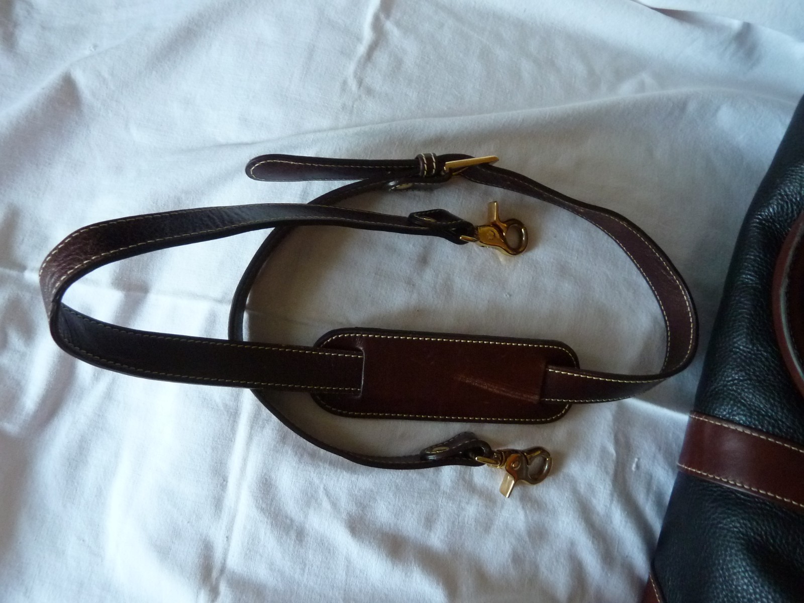 Vintage Mila Paoli Pebble Leather Doctor’s Bag Weekender Overnight Large Duffle