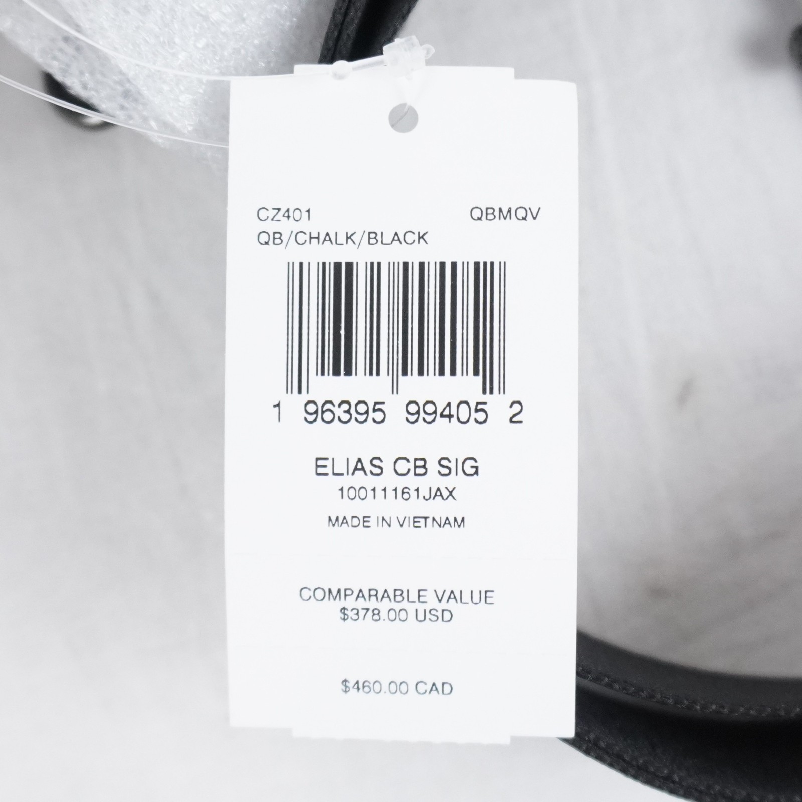 Coach Elias Adjustable Crossbody Bag In Signature Canvas QB/Chalk/Black (CZ401)