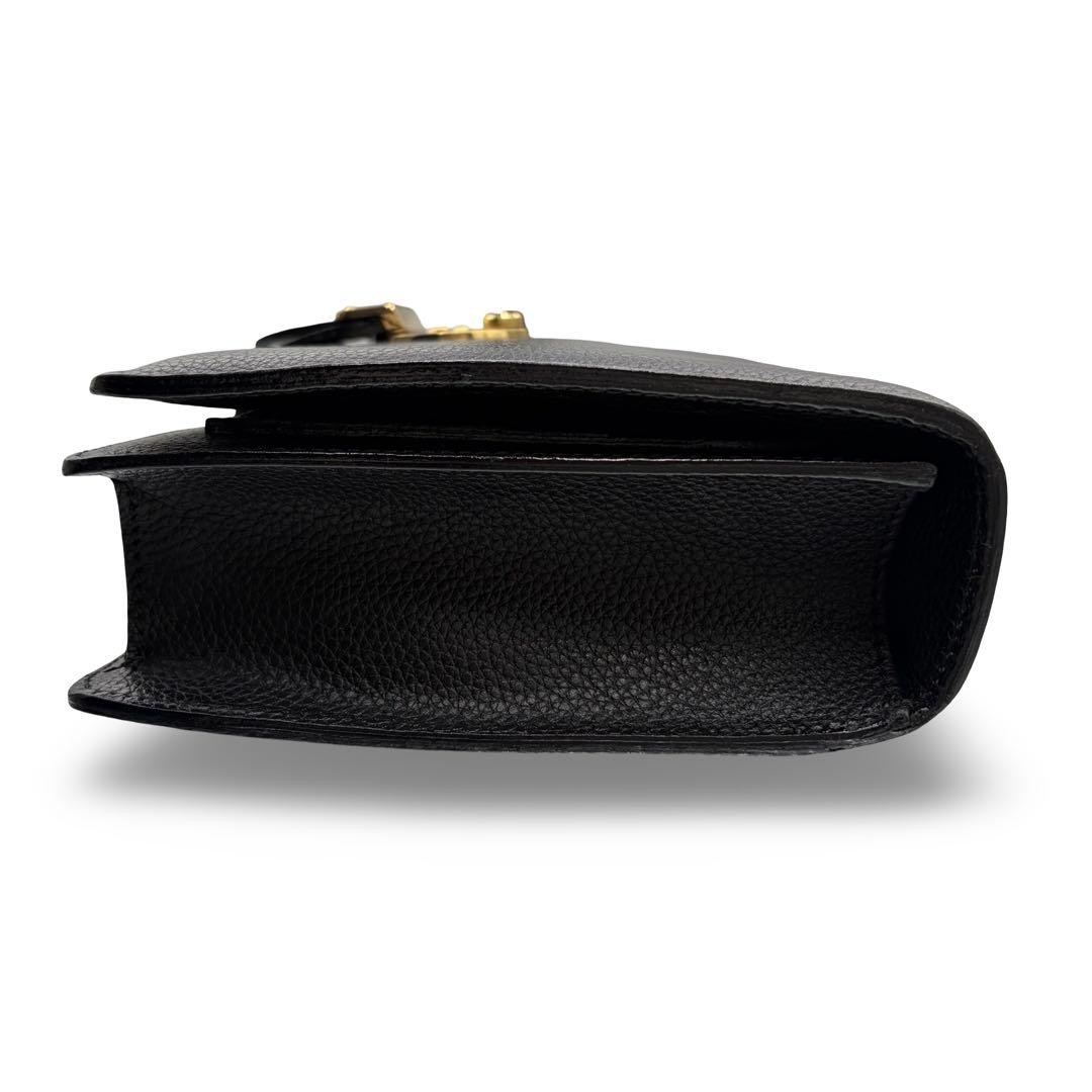 Authentic Bally Leather Clutch Bag Black 17cm x 24.5cm Dress Casual Stylish