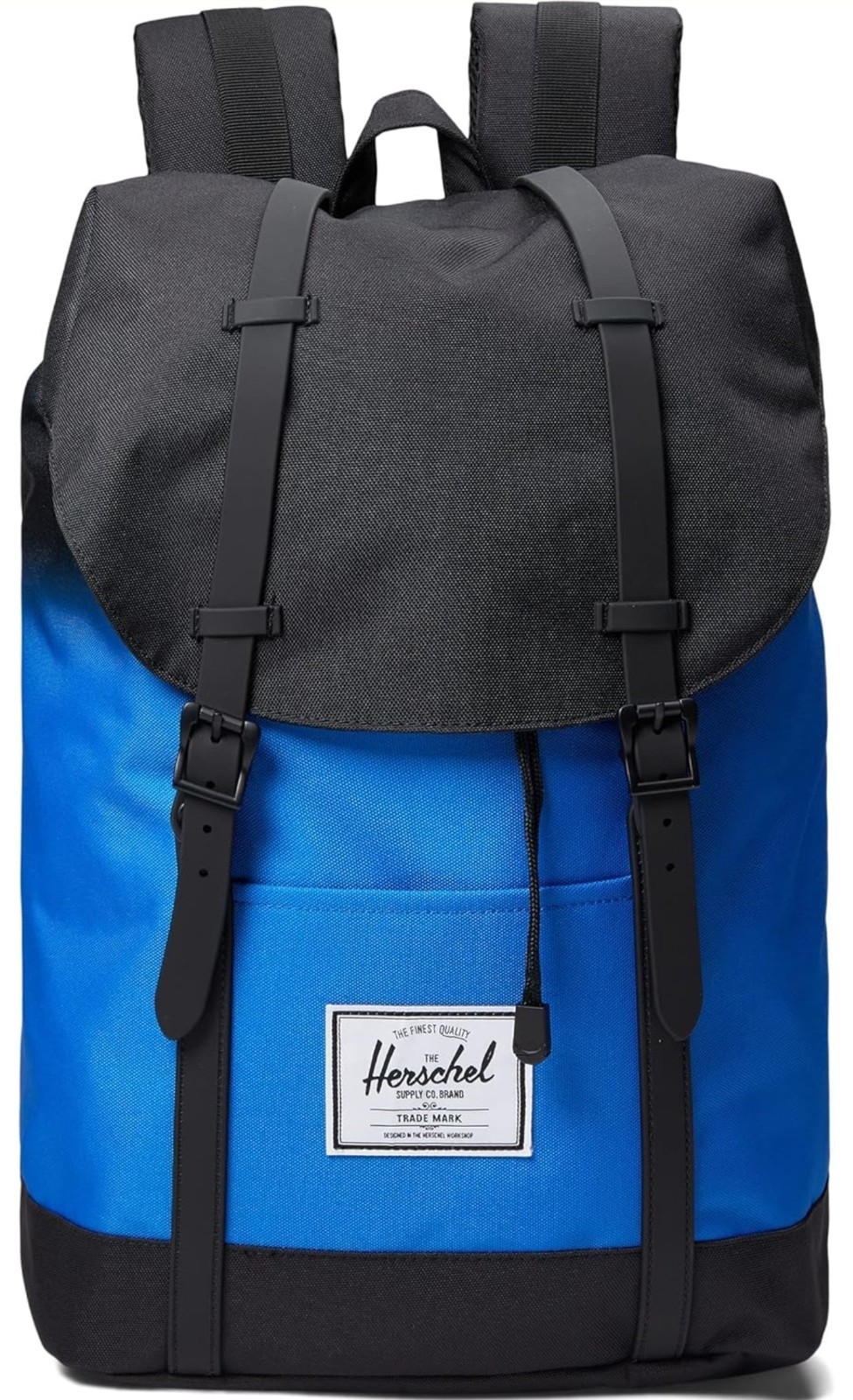 Backpack-Herschel Retreat Blue Travel Work School Large Rucksack Laptop Unisex