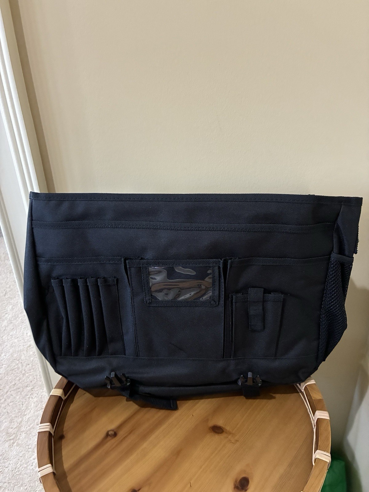 Tech Gear Trooper Messenger Bag BLACK GRAY NWT School/Work/College