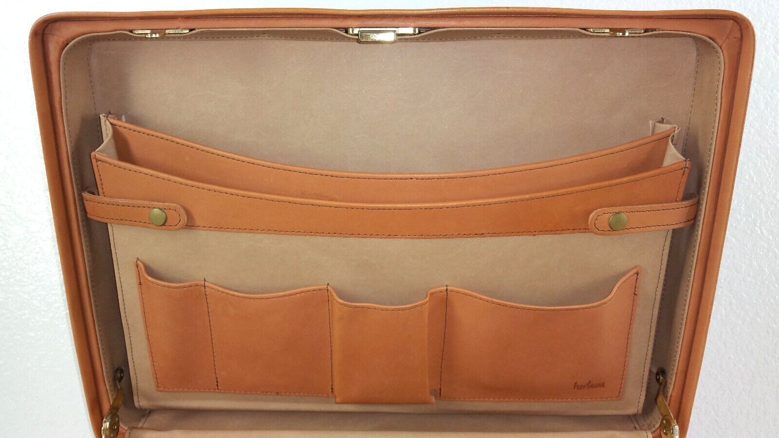 Hartmann Belting Leather Briefcase Attache