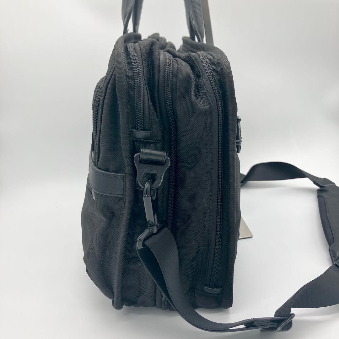 TUMI Alpha 2 Expandable 2WAY Expandable Business Bag Black