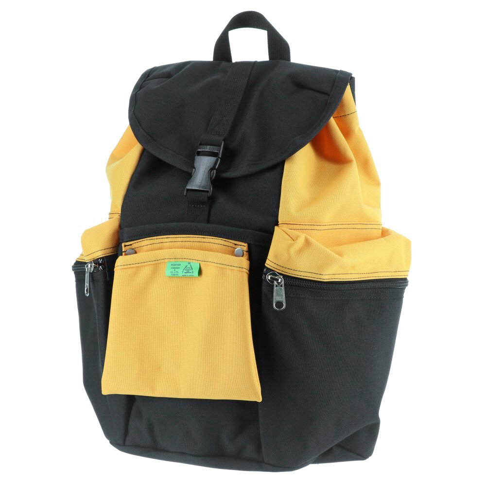 Yoshida Bag PORTER UNION RUCKSACK 782-08692 Black/Yellow W30xH42cm 15L Polyester