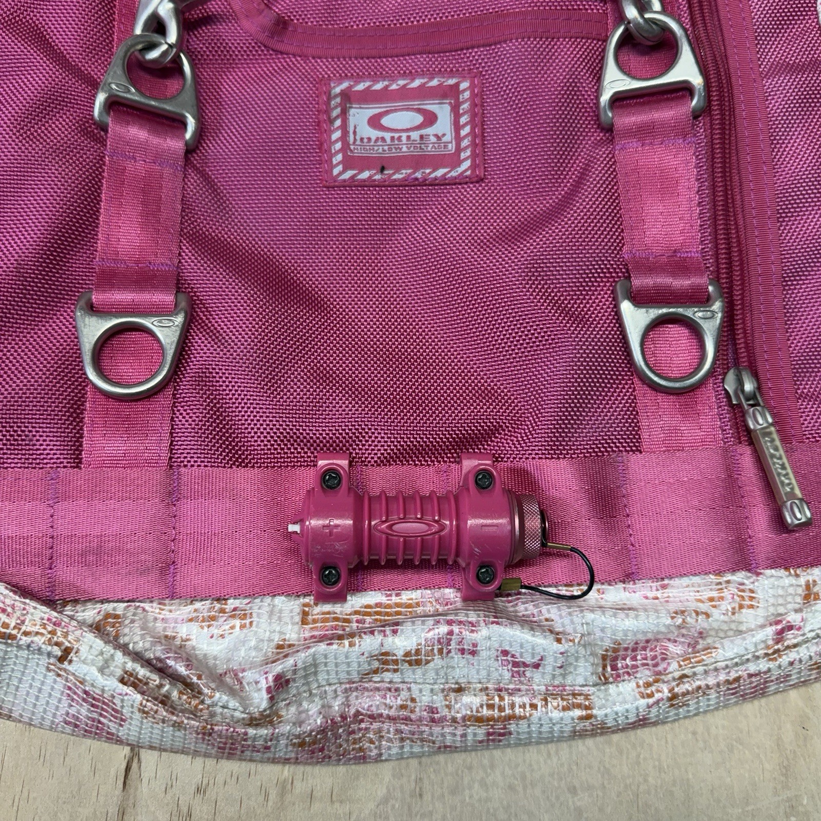 Vintage Pink Oakley High Low Voltage Y2K Commuter Bag Working Tested