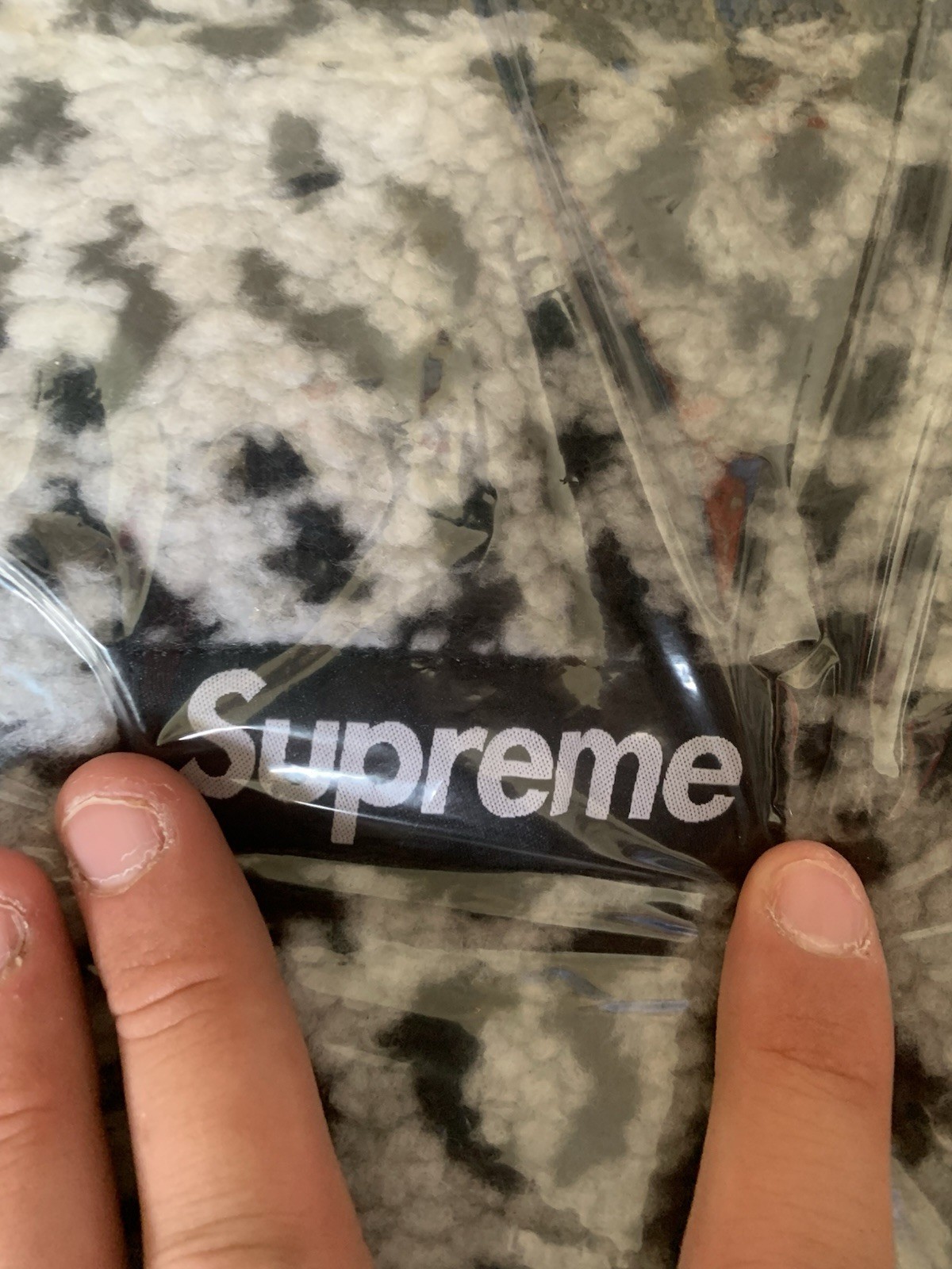Supreme Backpack Leopard White FW17 New With Tags
