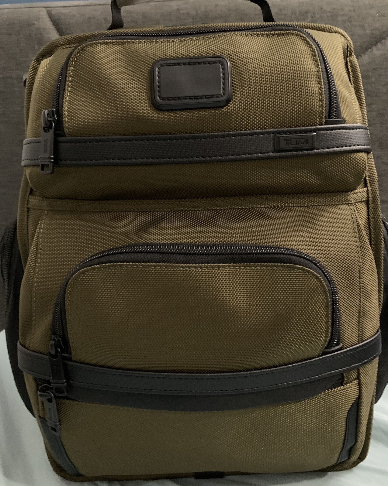 Tumi Alpha 3 Brief Backpack Olive Night 2603580-NWOT $625