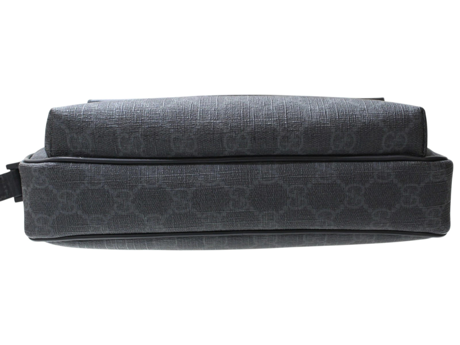 Gucci Clutch Bag 162784 GG Supreme Black PVC Leather Standard Gift