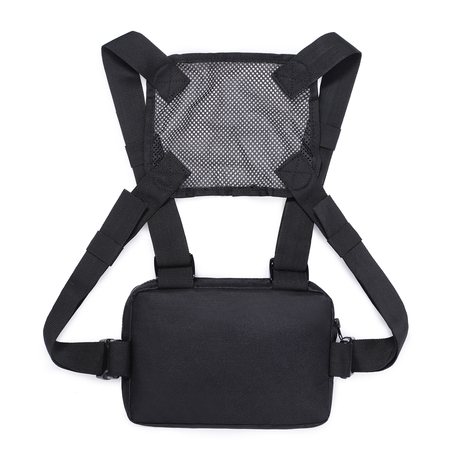 Multi-function Chest Pack Men Chest Bag Outdoor Cycling Hiking Running Vest Bag