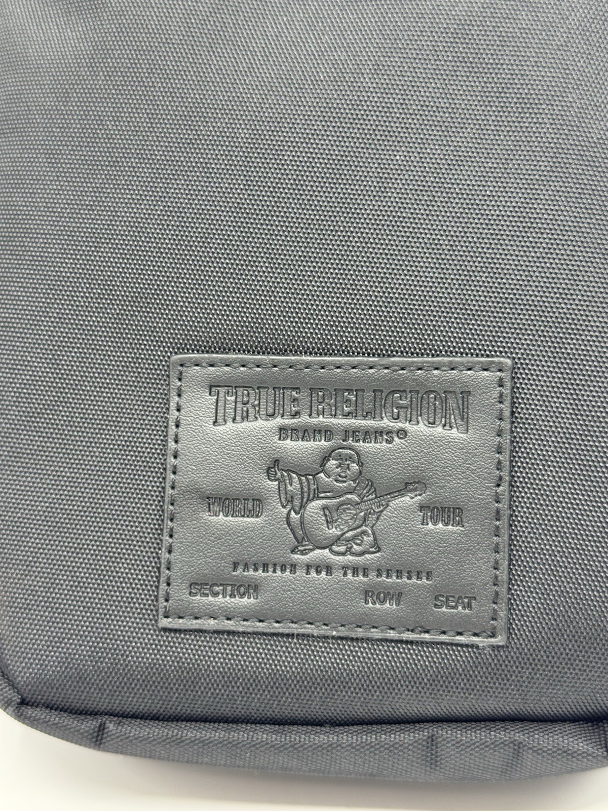 True Religion Buddha Patch Unisex Black YETA 2.0 Crossbody Bag TR104144