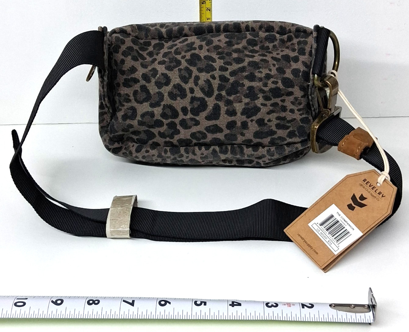 Revelry Companion Smell Proof Water Resistant Carbon Lined Fanny Pack Cheeta