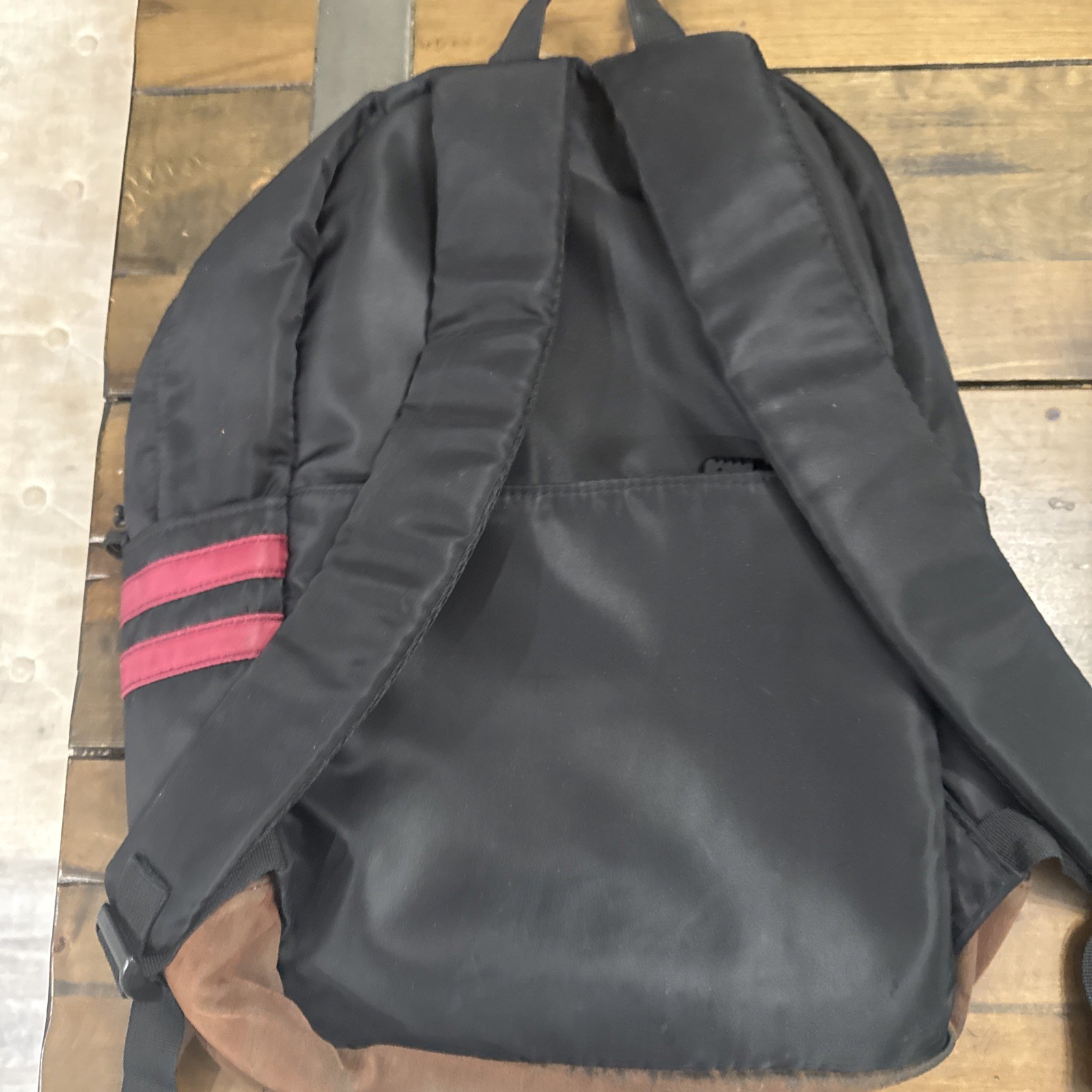 Supreme Spain Backpack Black and White Maroon
