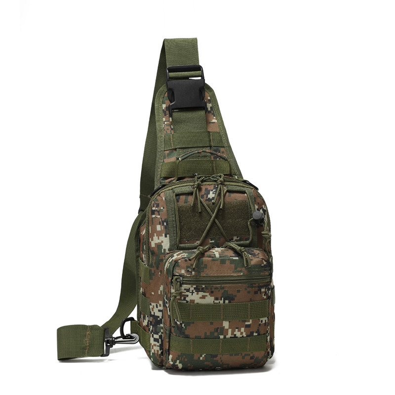 Mens Backpack Tactical Sling Shoulder Bag Molle Travel Chest Pack Outdoor Hiking
