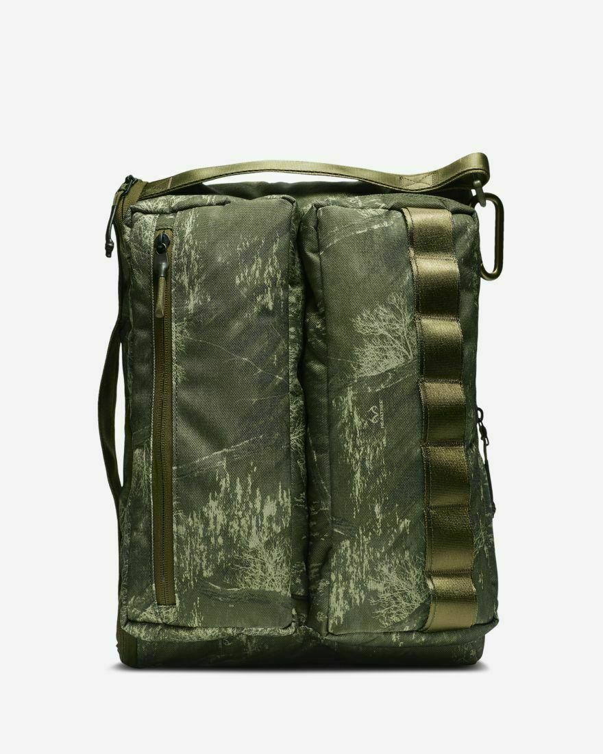 Nike Profile Printed Backpack Realtree Camo Olive Canvas Black $120 BA6379-395