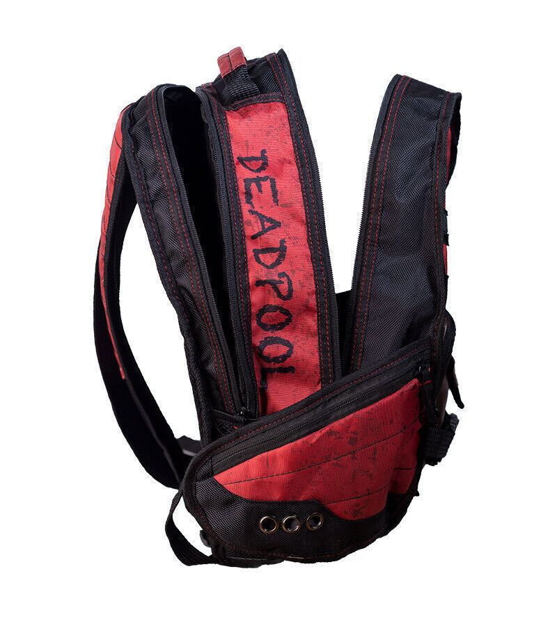 Marvel Comics Deadpool Cosplay Backpack Knapsack Traveling Bag Laptop Bag Men