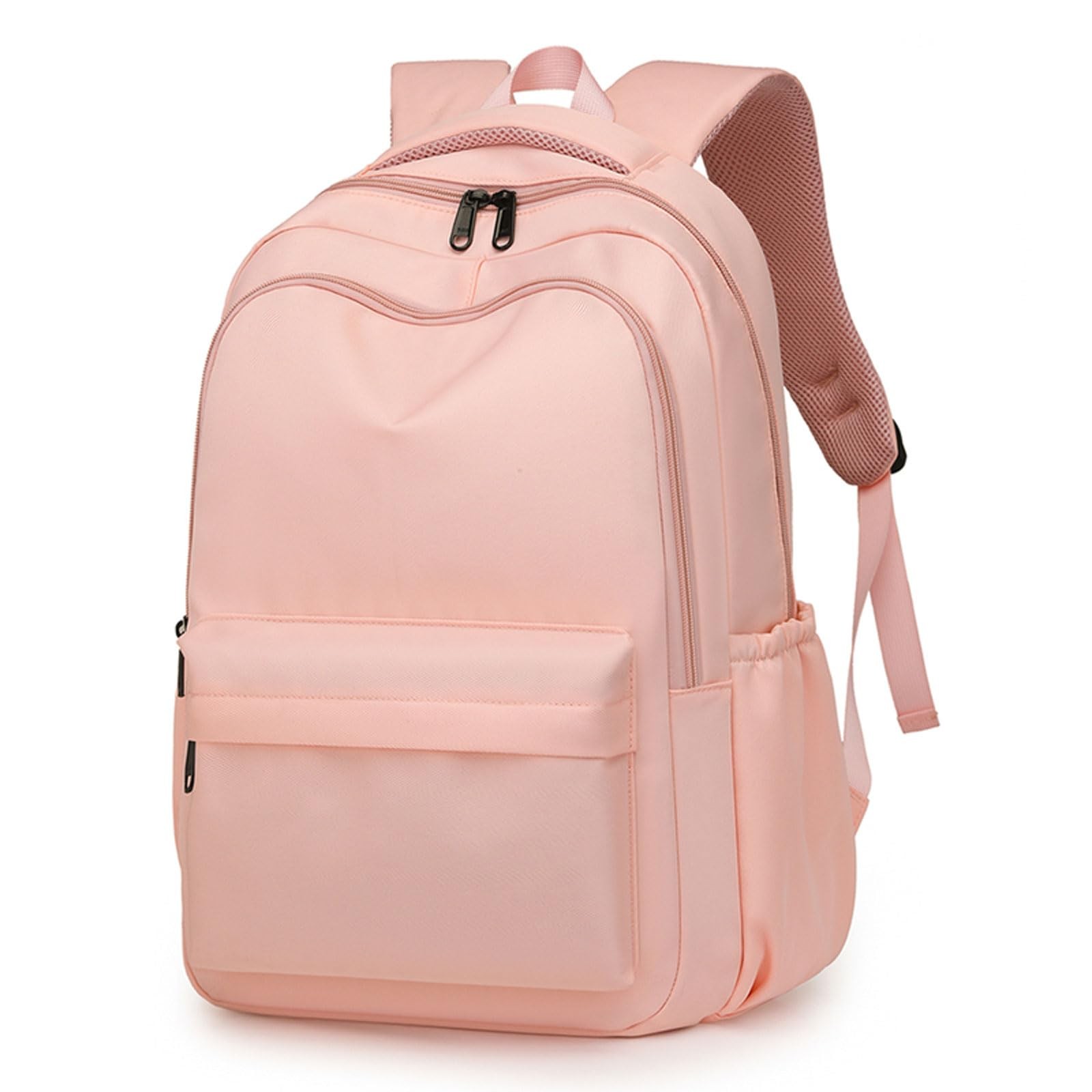 Pink Cute College Aesthetic Backpack For Teen Girls Large Laptop Daypack Bag