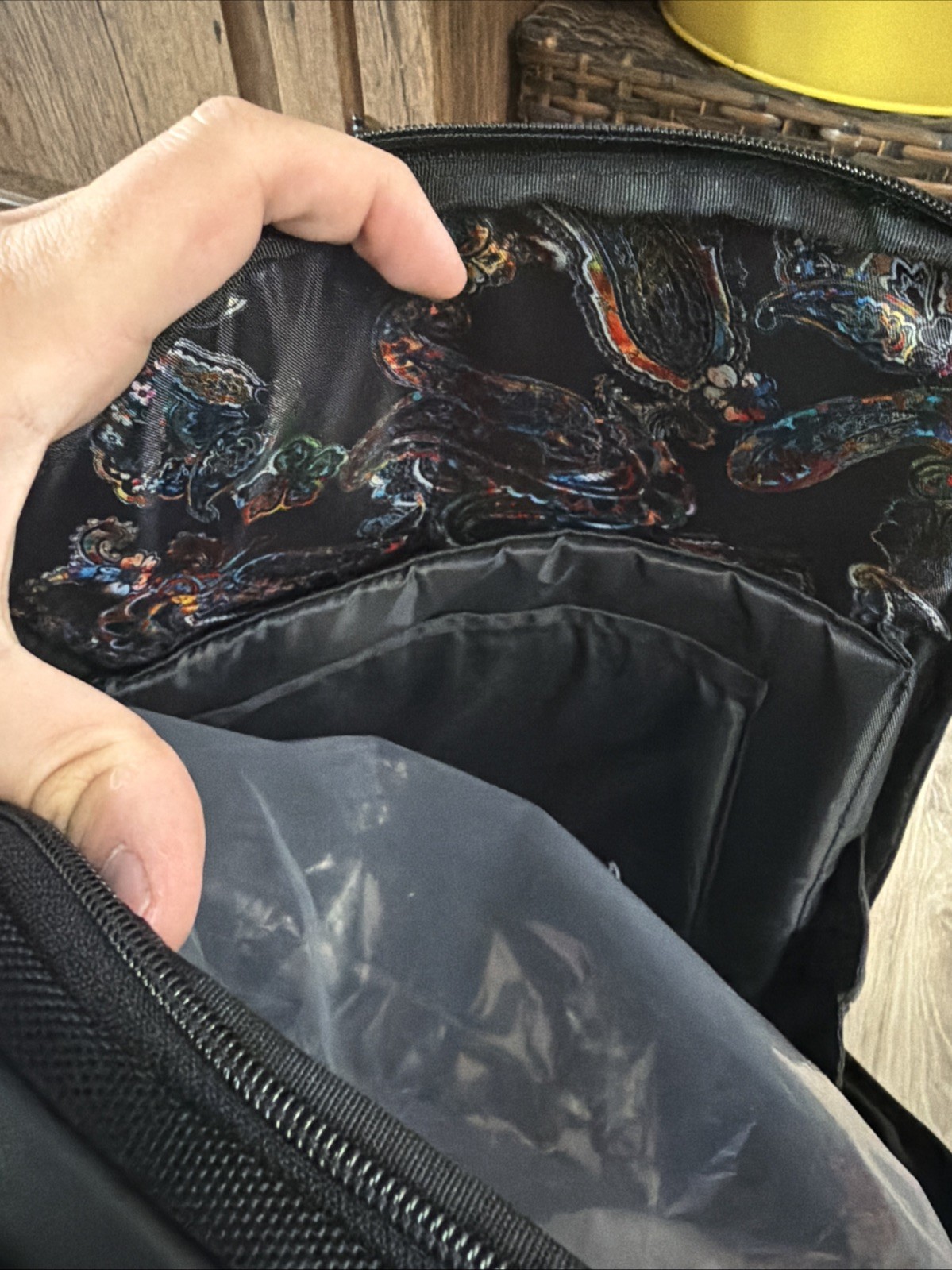 Robert Graham Cache L Series Backpack Black Laptop Travel Work Bag NWOT MSRP$228