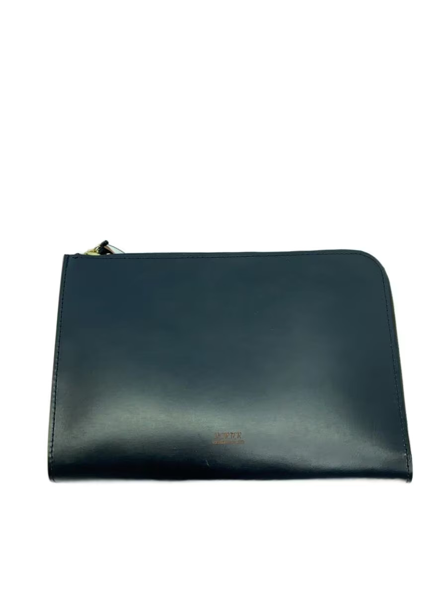 PORTER Clutch Bag Leather BLK 187 01358 10