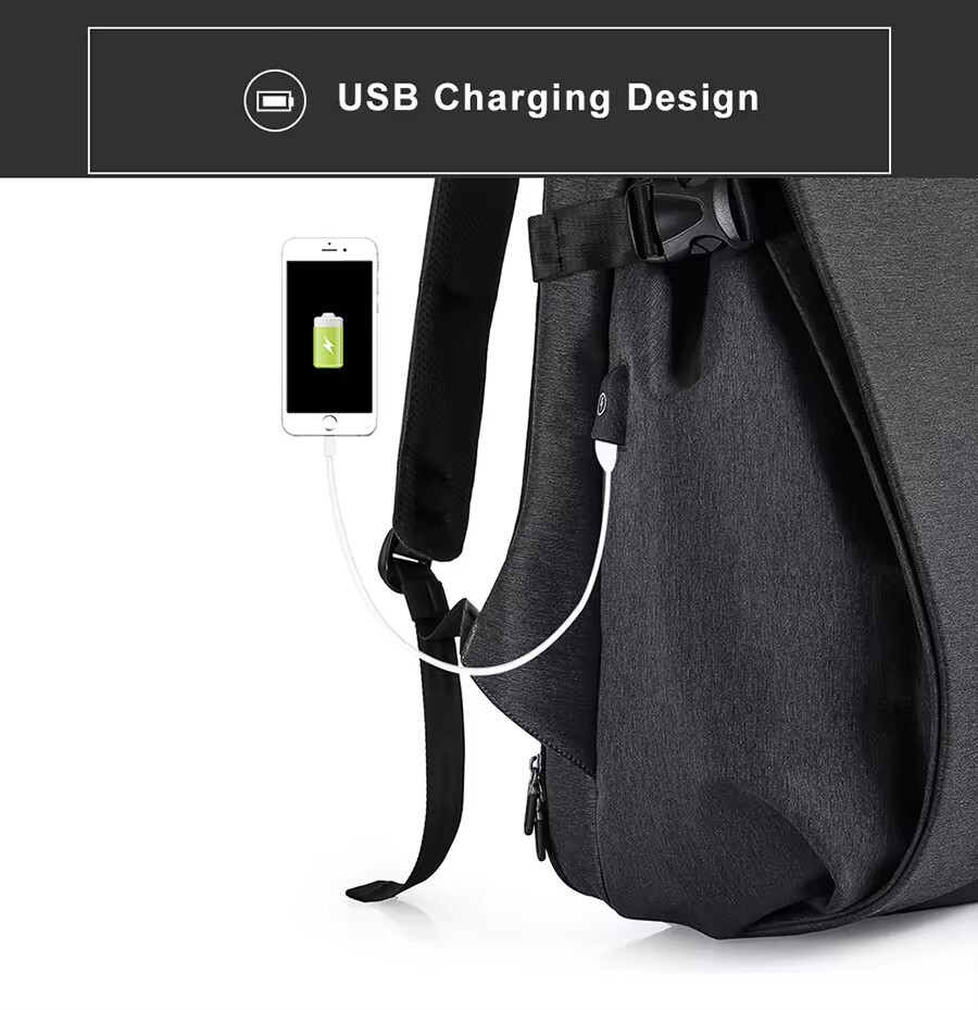 TANGCOOL USB Charting Business Men’s laptop Backpack Waterproof SchoolBag