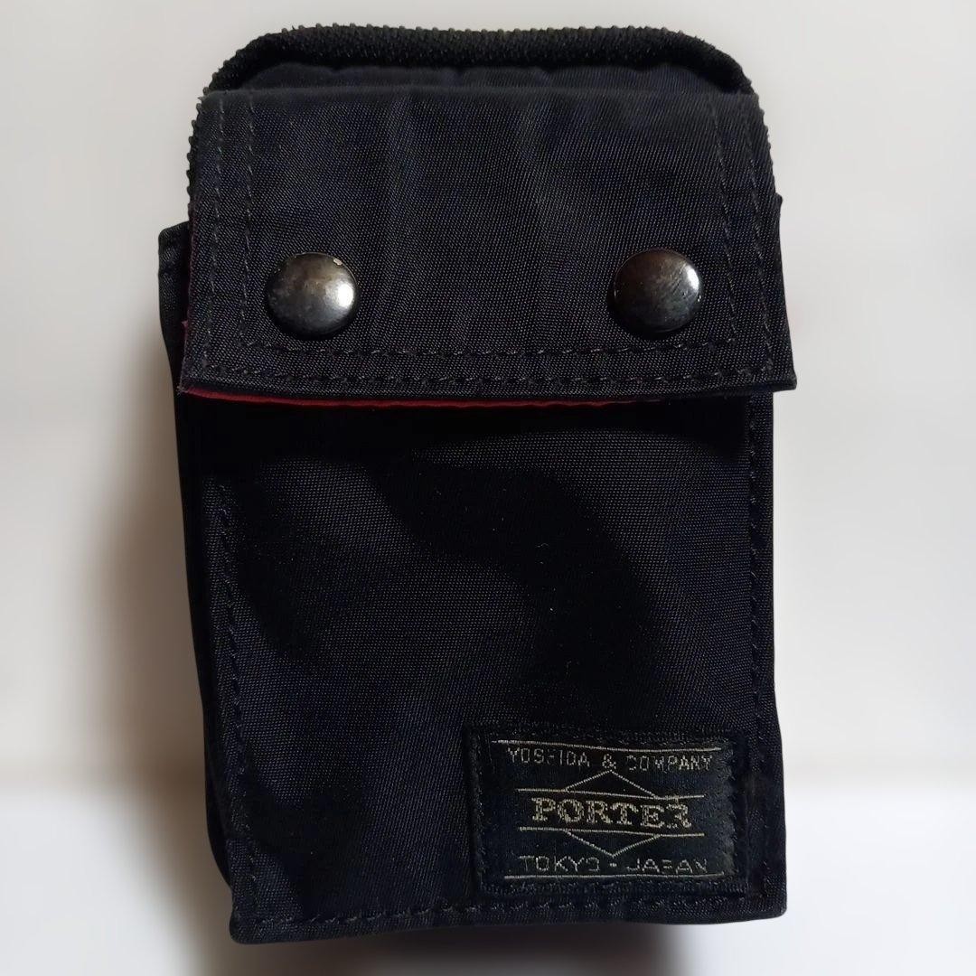 Porter Limited Edition Elfine Mobile Pouch Black Men Rare yoshida kaban Model Li
