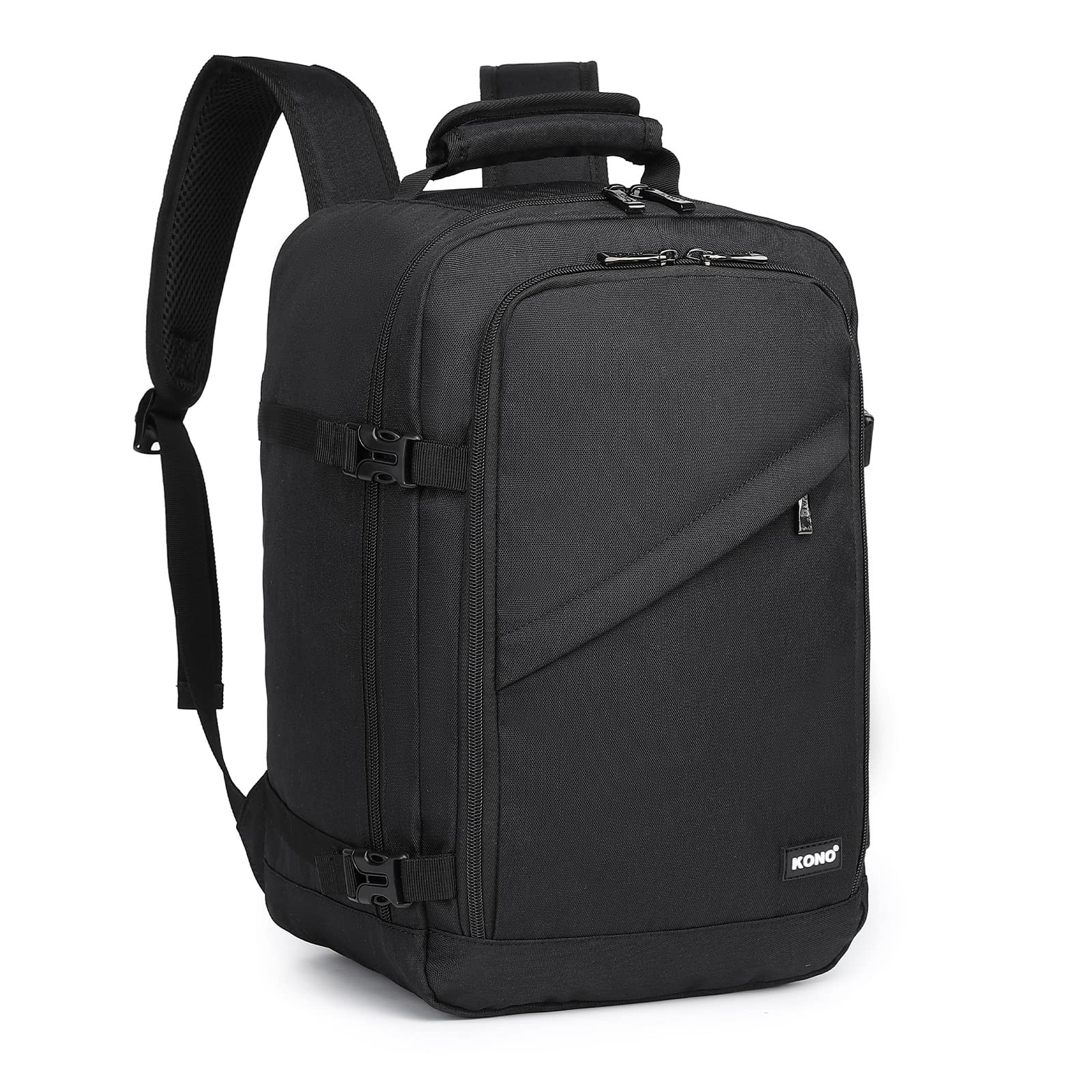 Carry on Backpack, 16″ Airplane Approved Under Seat Travel Backpack for Men a…