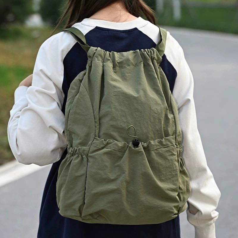 Lightweight Drawstring Backpack Waterproof Sports Gym Bag Outdoor Activities