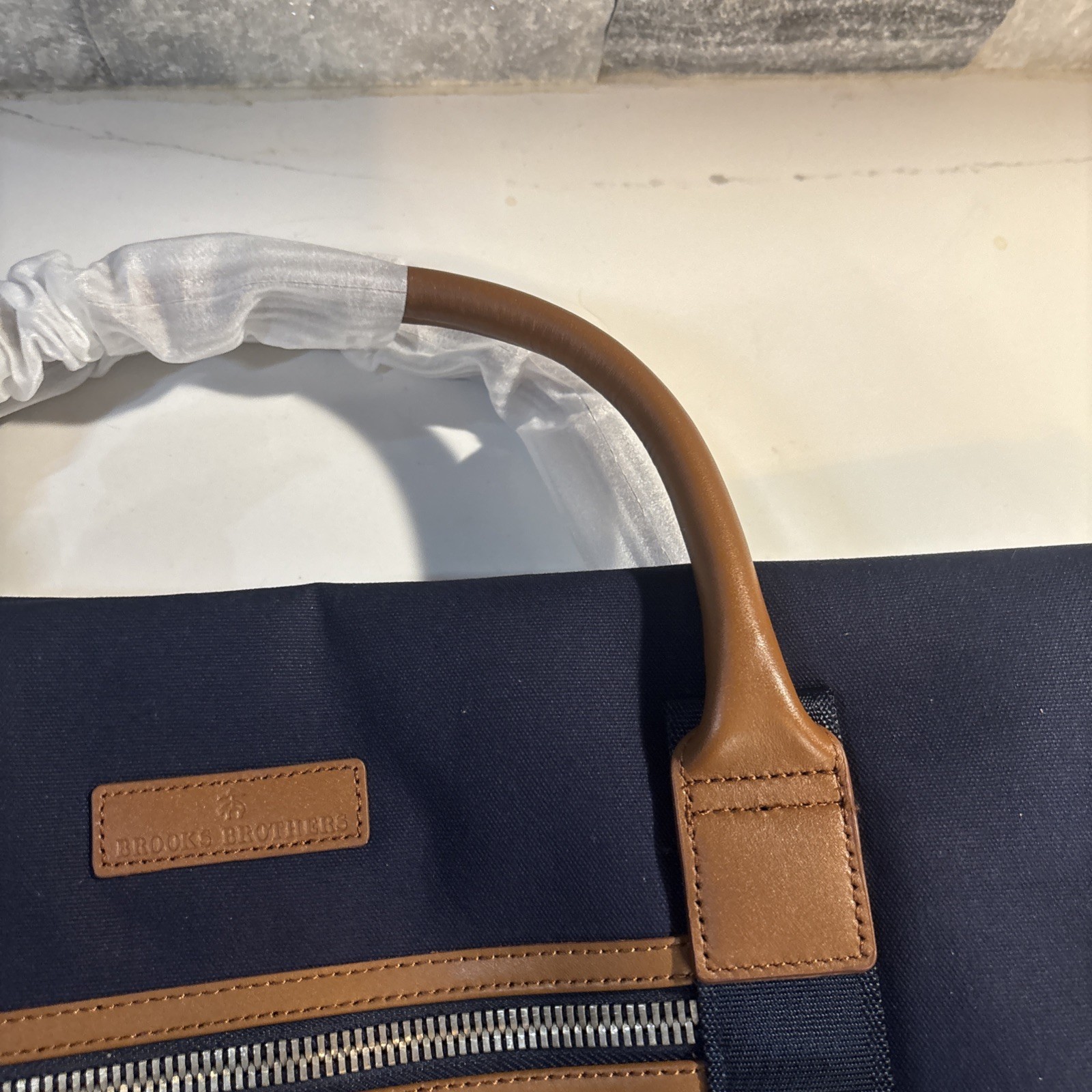Brooks Brothers Wells Duffel Bag | Luxury High Quality Travel Gear | High End