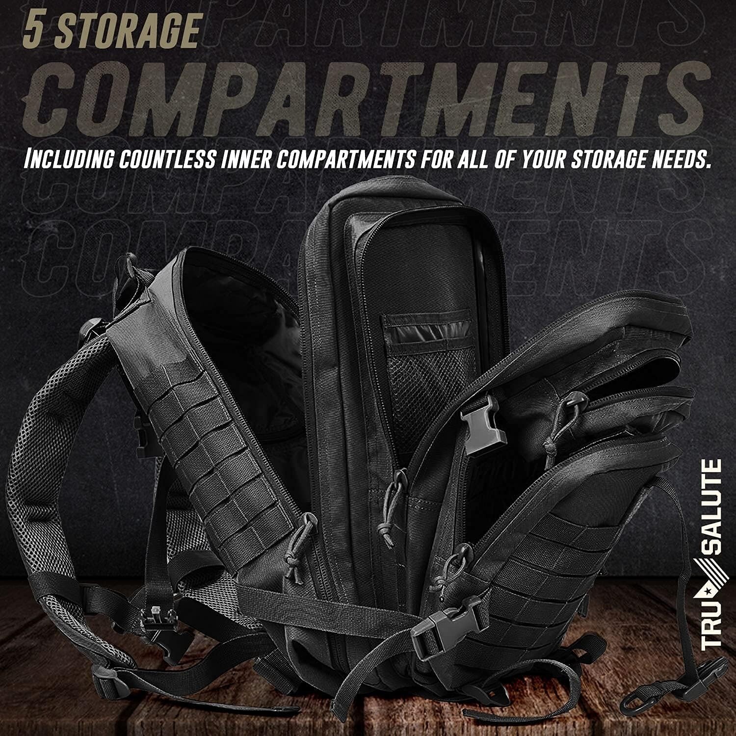 Military Tactical Backpack 30L-70L Large Outdoor Men 3 Day Assault Pack Rucksack