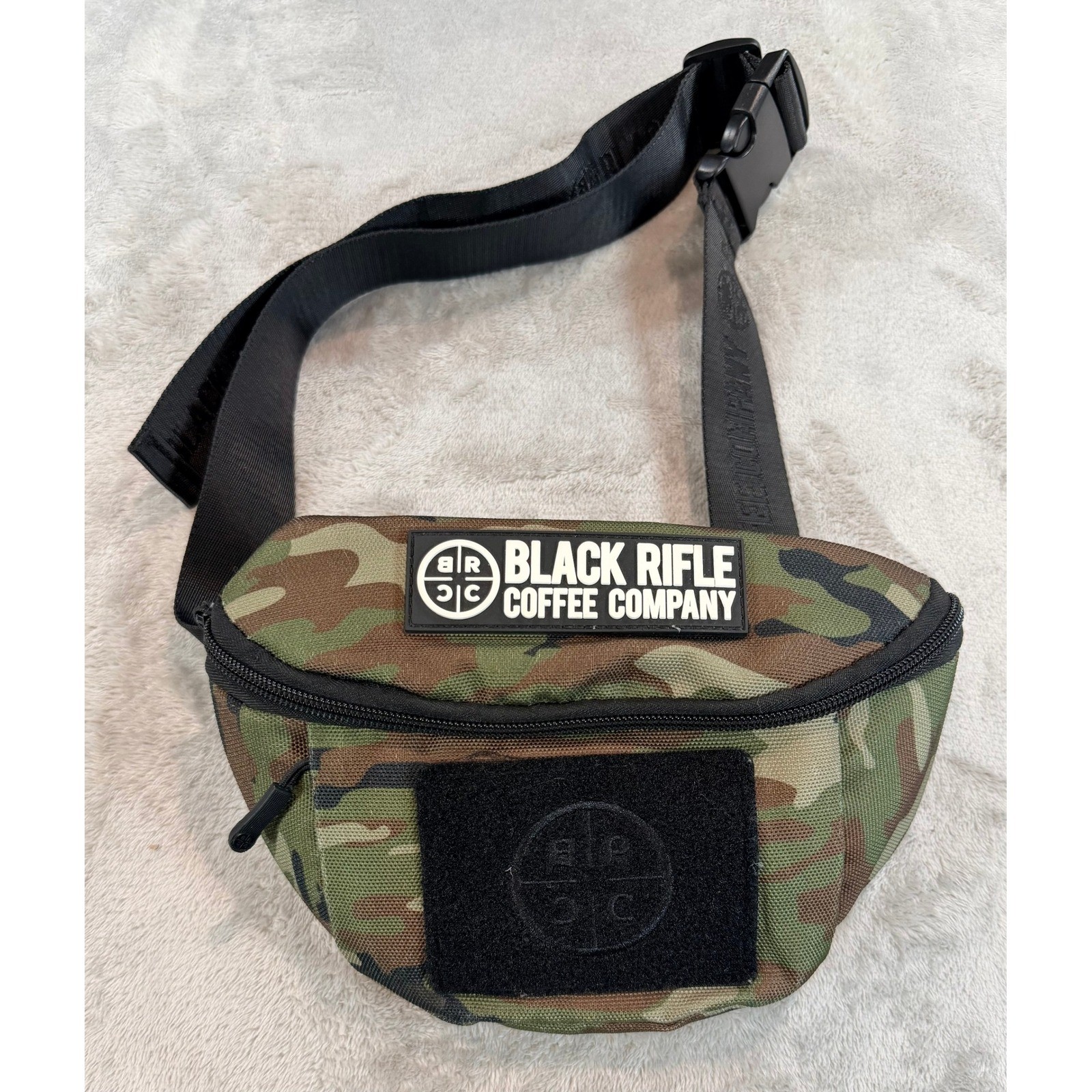 Black Rifle Coffee Company Mens Fanny Pack Camo Tactical Waist Hip Bag OS
