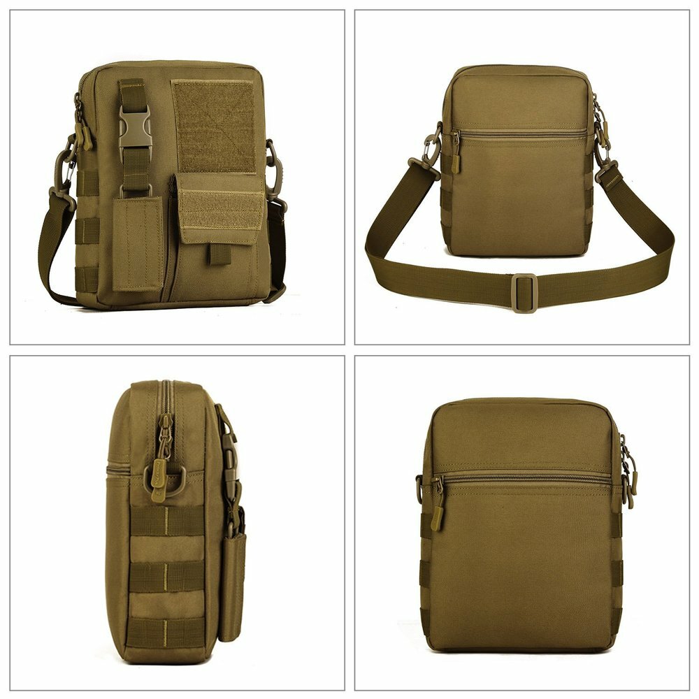 Tactical Outdoor Multifunction Shoulder Messenger Laptop Bag Handbags Briefcase