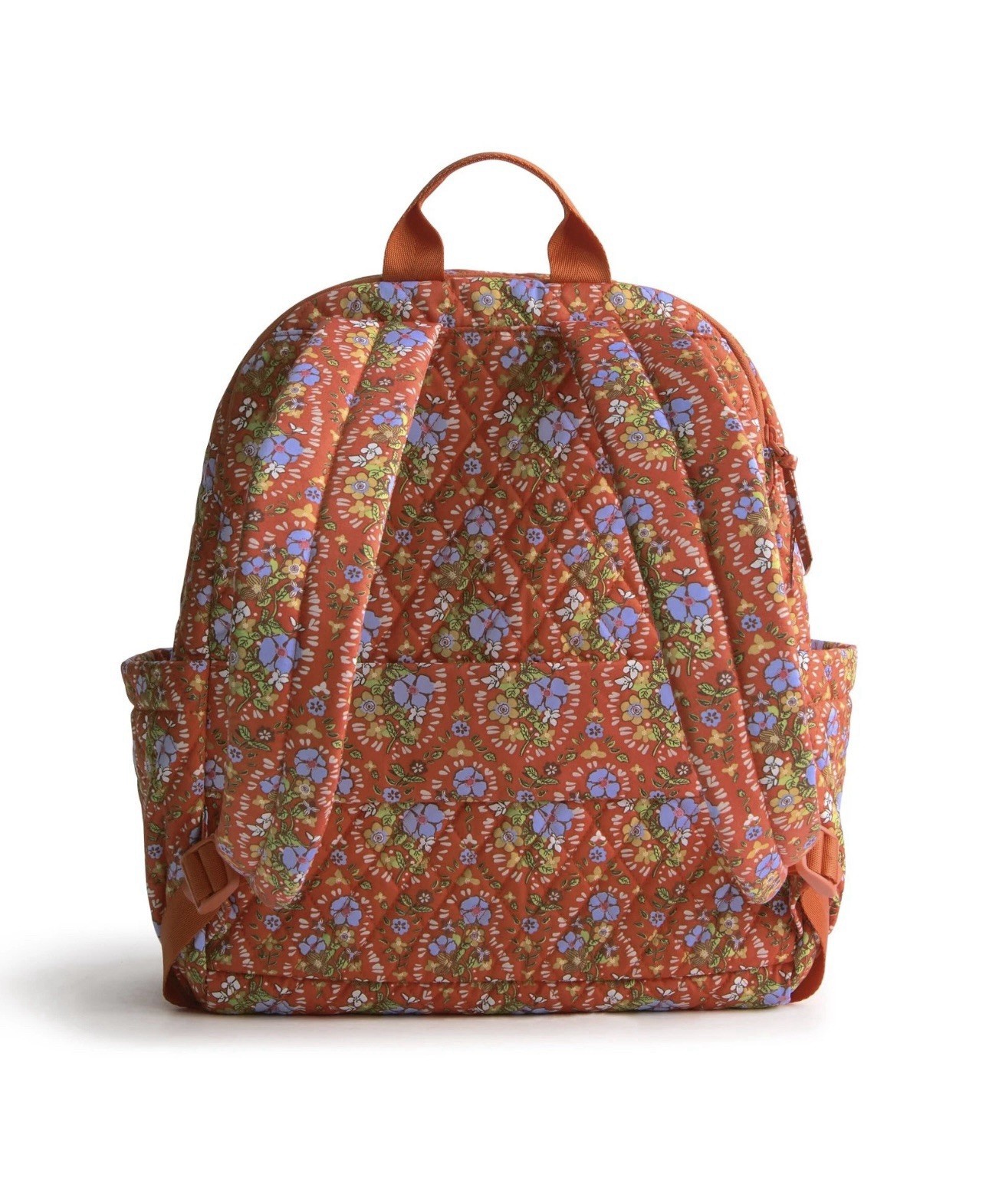 Vera Bradley Bancroft Quilted Backpack Premium Cotton Bookbag – Garden Paisley