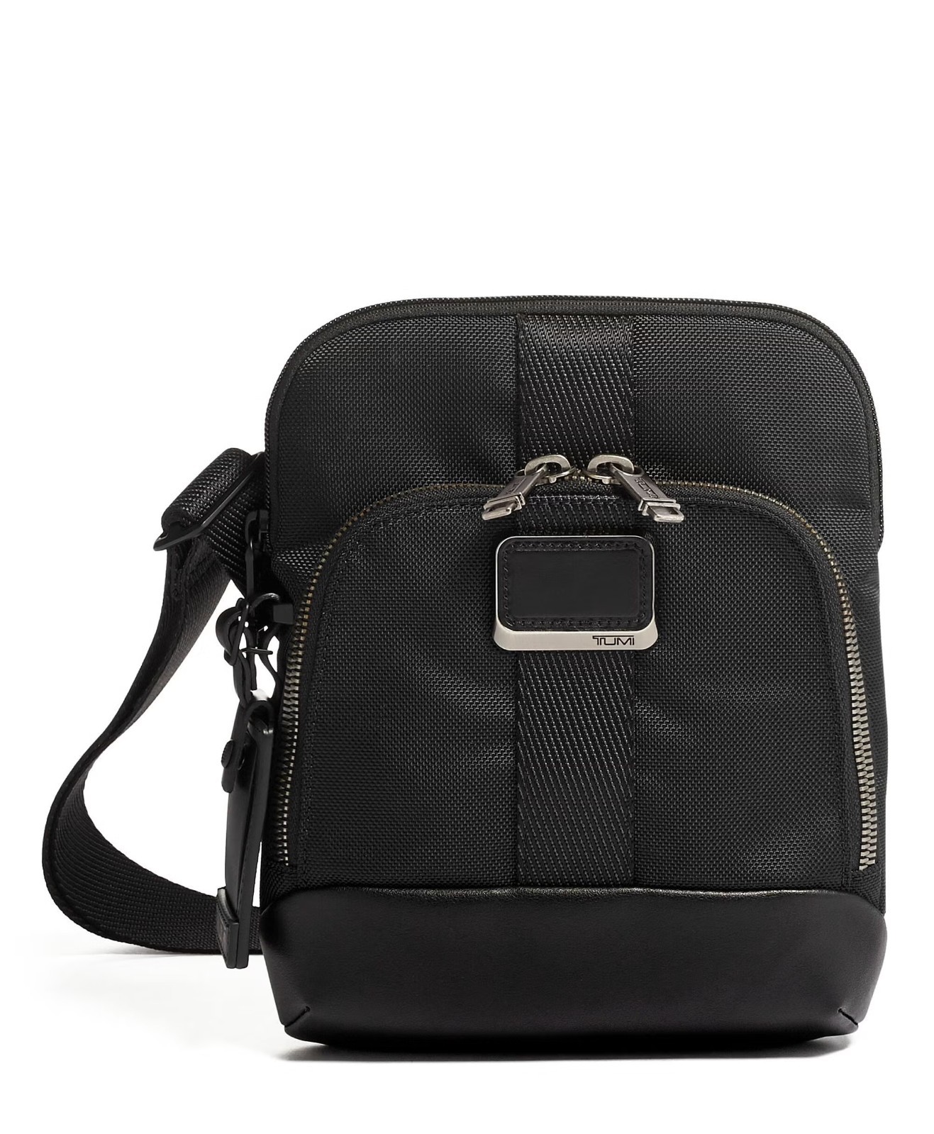 NEW TUMI Alpha Bravo Barksdale Crossbody 232309D Black Ballistic Nylon Travel