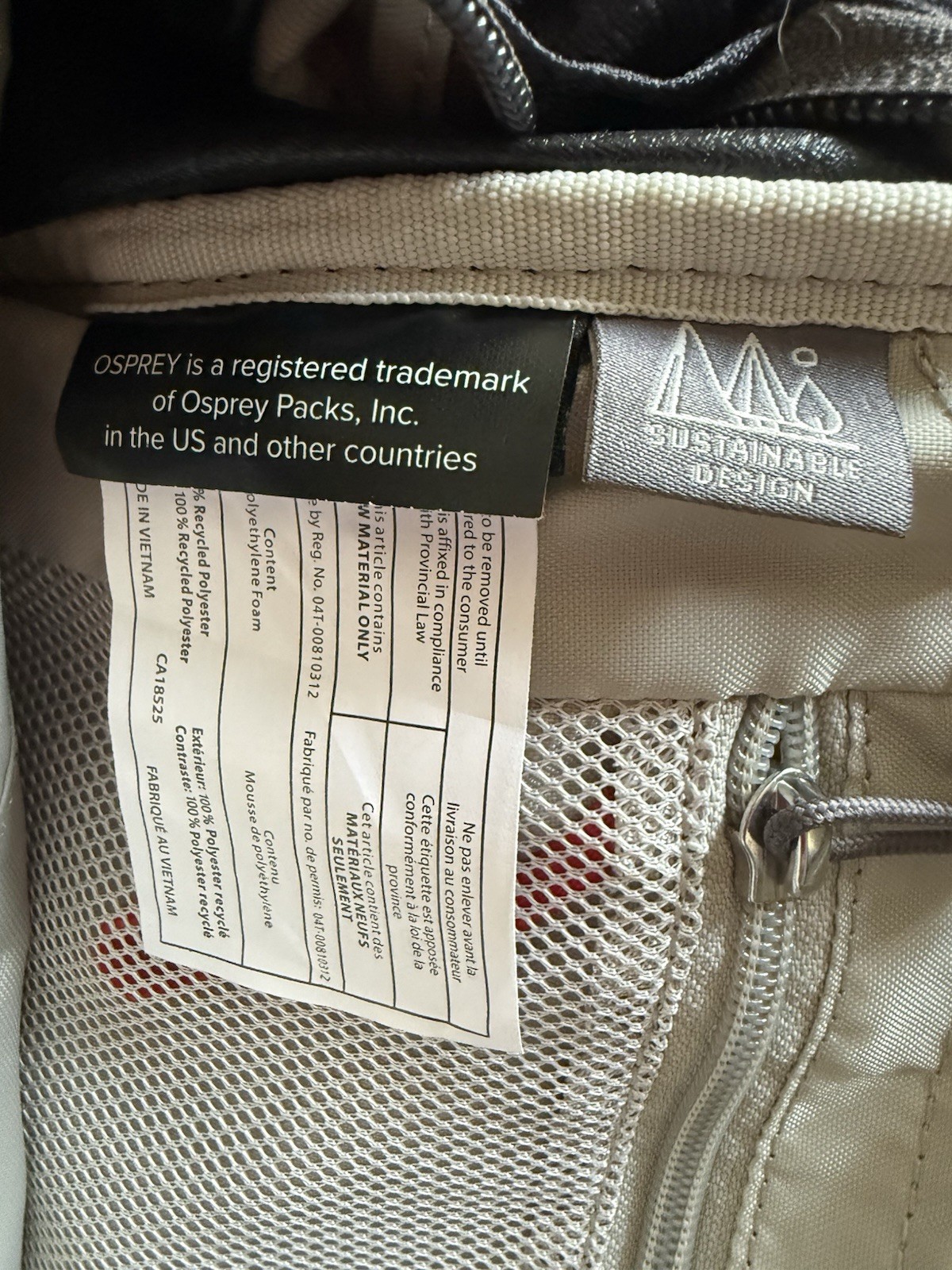 Osprey Daylite Gray/Black Backpack Day Pack