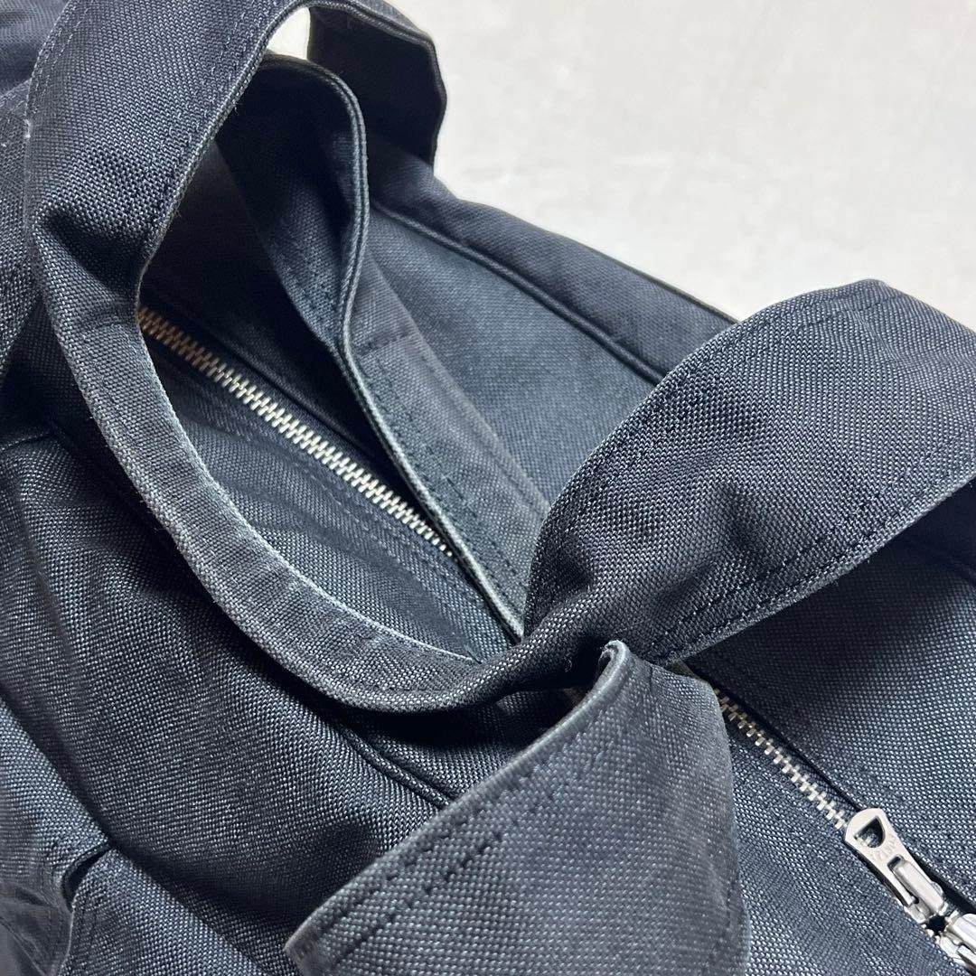 Porter SMOKY Boston Bag CORDURA Duffle Black Used Japan