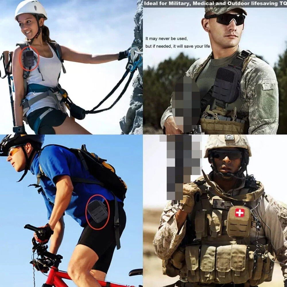 Tactical Multi-Purpose EDC Utility Duty Belt Pouch Waterproof Tool Organizer Bag