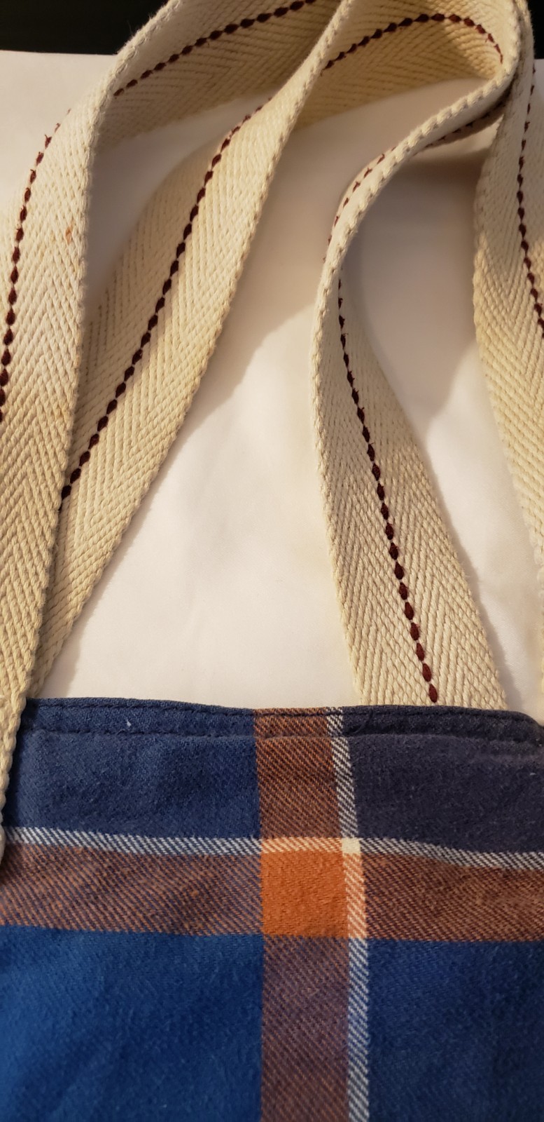 Hollister new Multicolor Plaid Tote Bag Double Handles Casual Travel