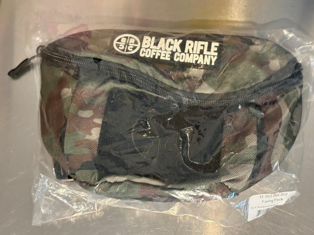 BRCC Black Rifle Coffee Company Fanny Pack / Belt Bag Dark Woodland Camo New