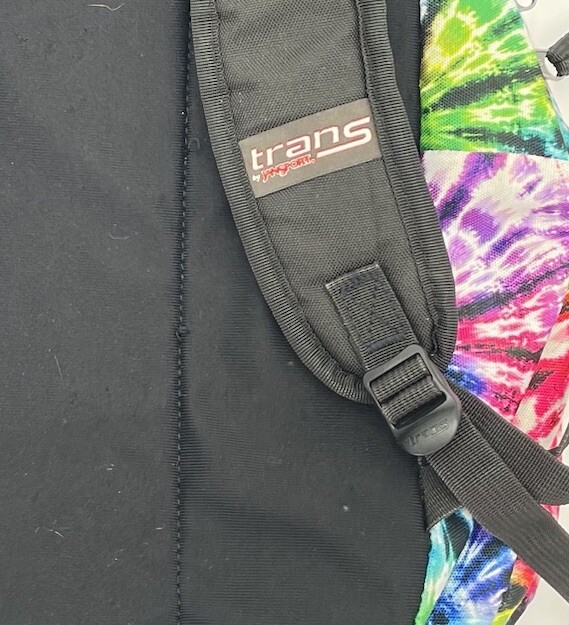 JanSport Rainbow TieDye School Backpack Journeys 15” Laptop Colorful Hippie Rock