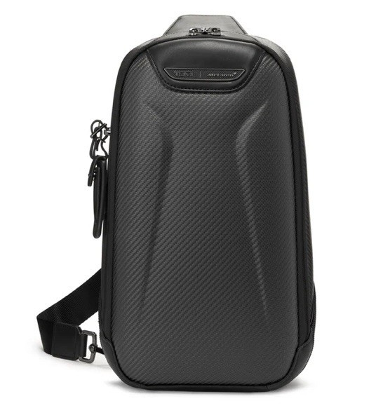 TUMI x McLaren Torque Sling – Carbon Fiber Black Edition $1095