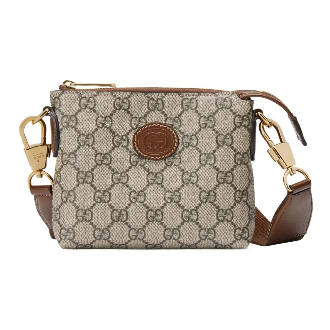 GUCCI Double G Series Single Shoulder Crossbody Bag for Men 6.2×1.3×5.3 in