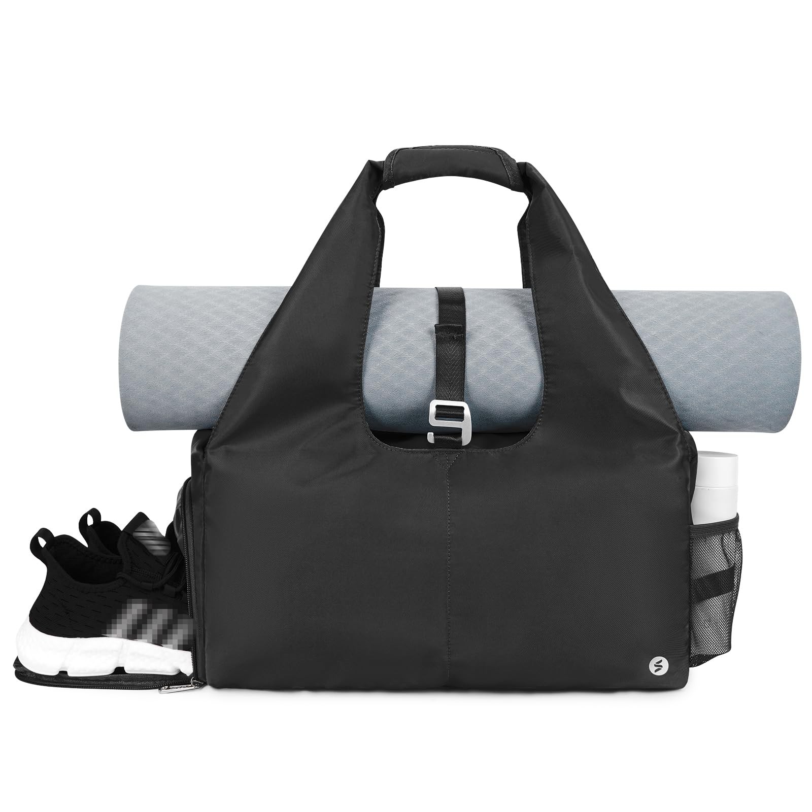 Tote Yoga Mat Gym Bag 20L W/Shoe Compartment Wet Dry Pocket