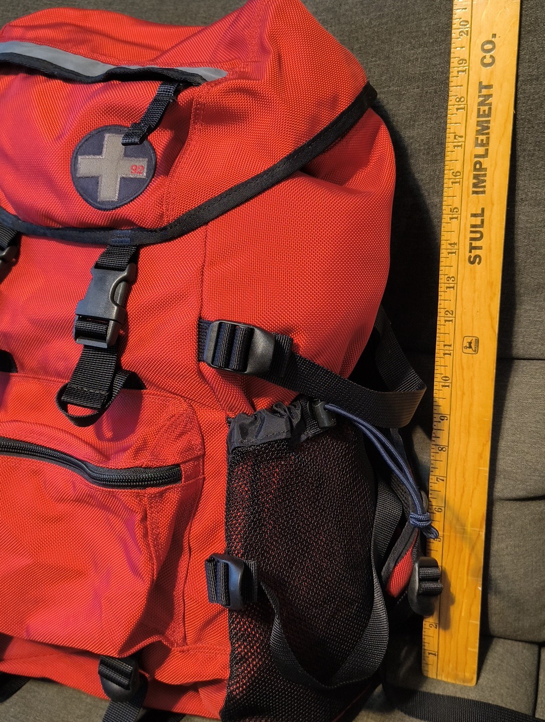 Vintage Abercrombie & Fitch 90s A-20 Hiking Backpack A20 Red .Hard To Find