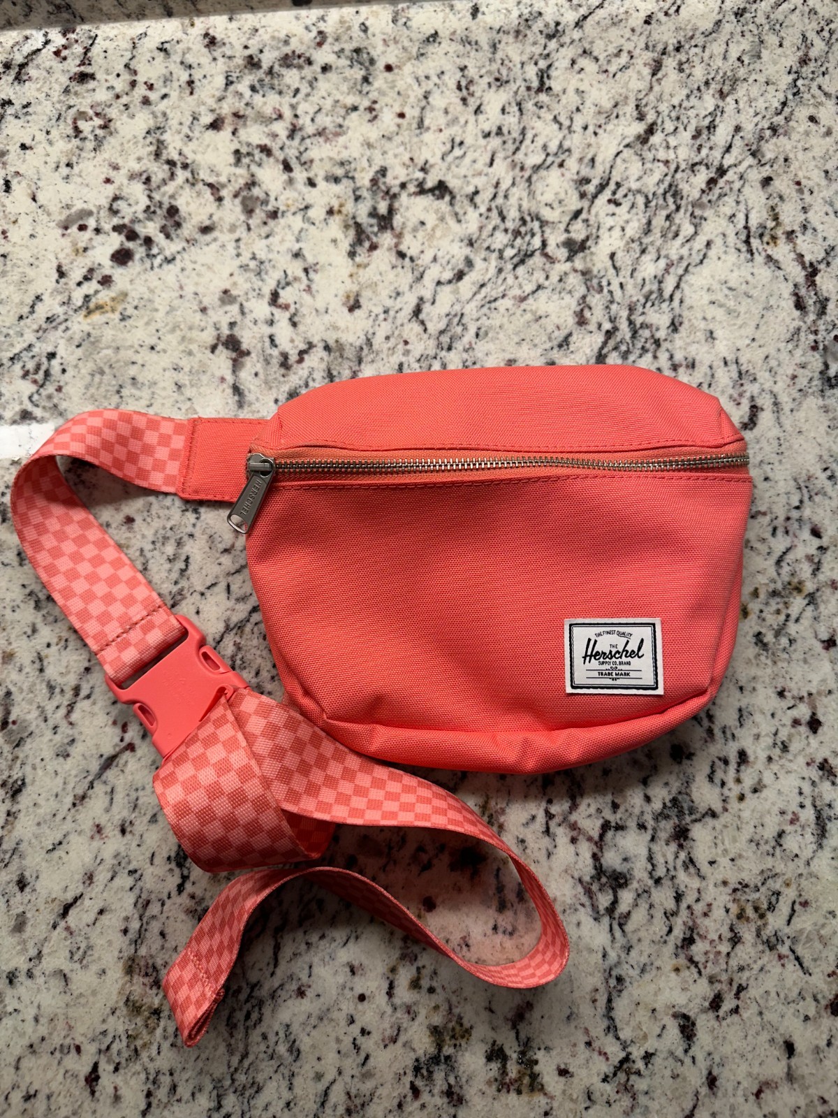 Herschel Supply Co. Fourteen Belt Bag Pink Checkered