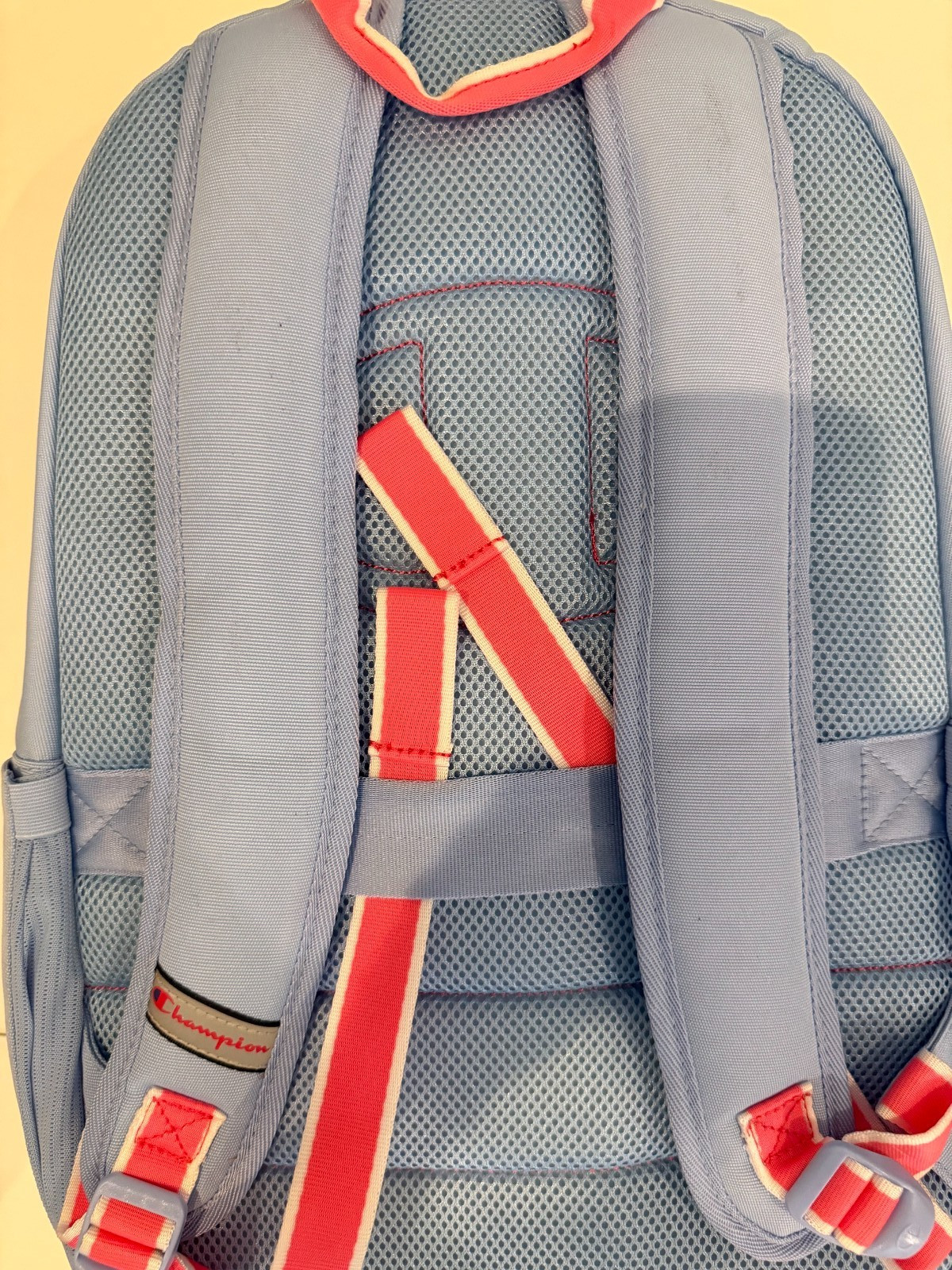 Champion Estate Backpack W/ Water Bottle Pocket, laptop case, light blue
