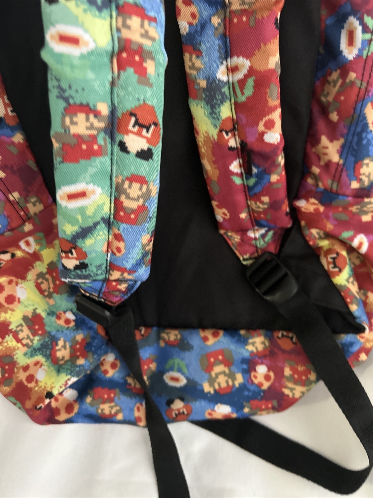 Vans Nintendo Super Mario Bros Backpack 8 Bit Print