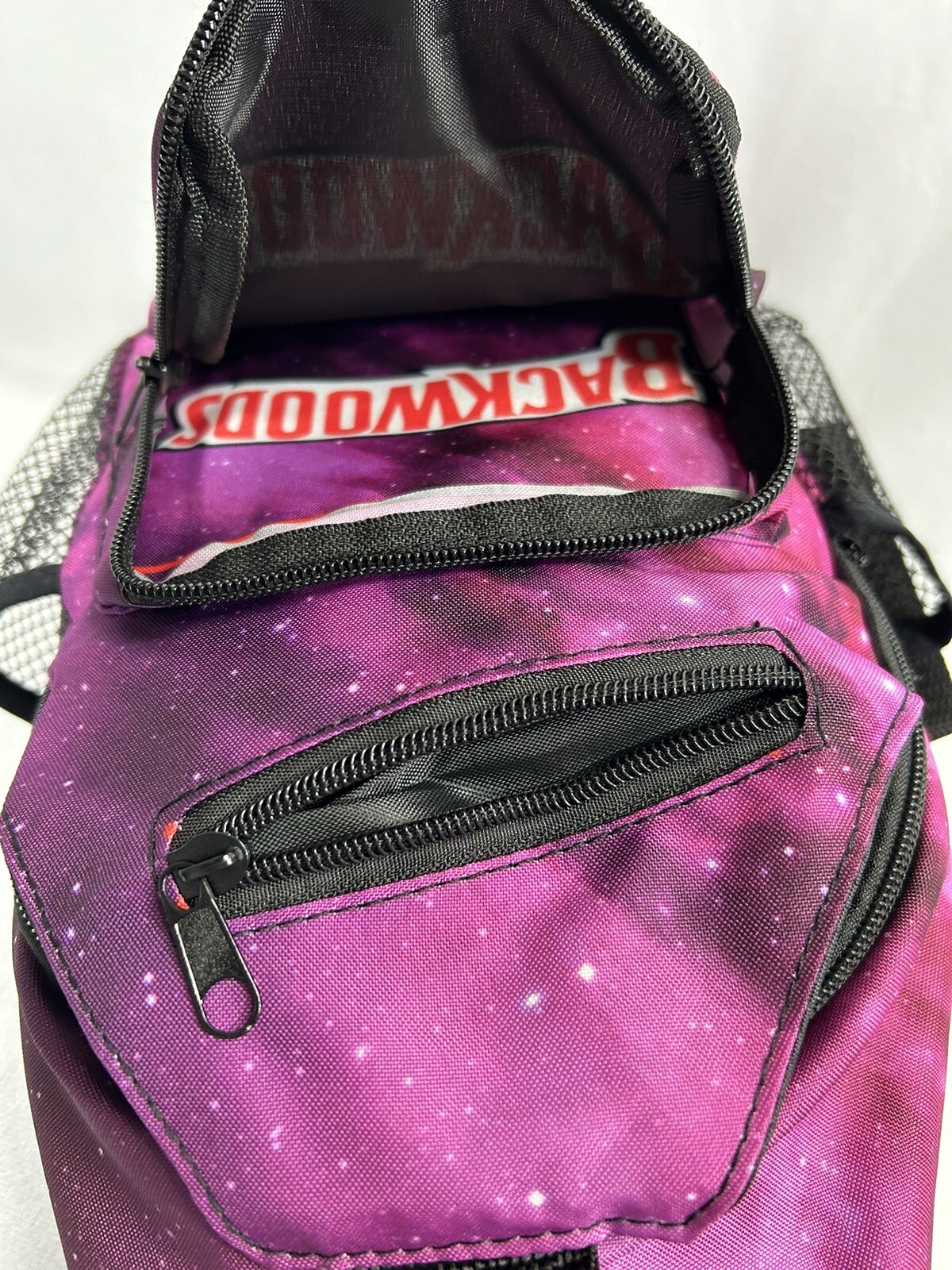 Backwoods Backpack Set 3 Piece Purple Midnight Galaxy Graphics